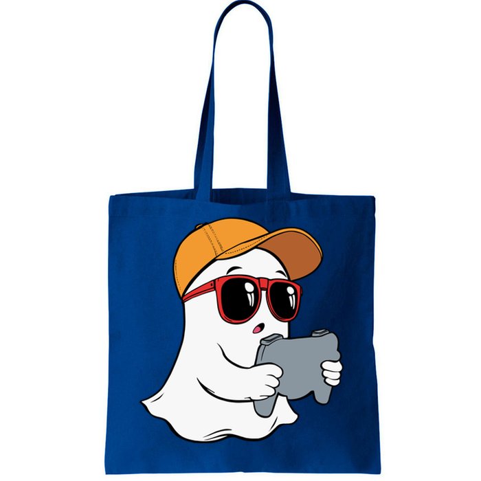 Halloween Ghost Gamer Scary Costume Gaming Gift Tote Bag