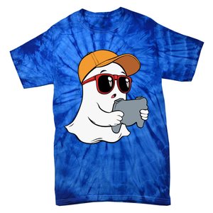 Halloween Ghost Gamer Scary Costume Gaming Gift Tie-Dye T-Shirt