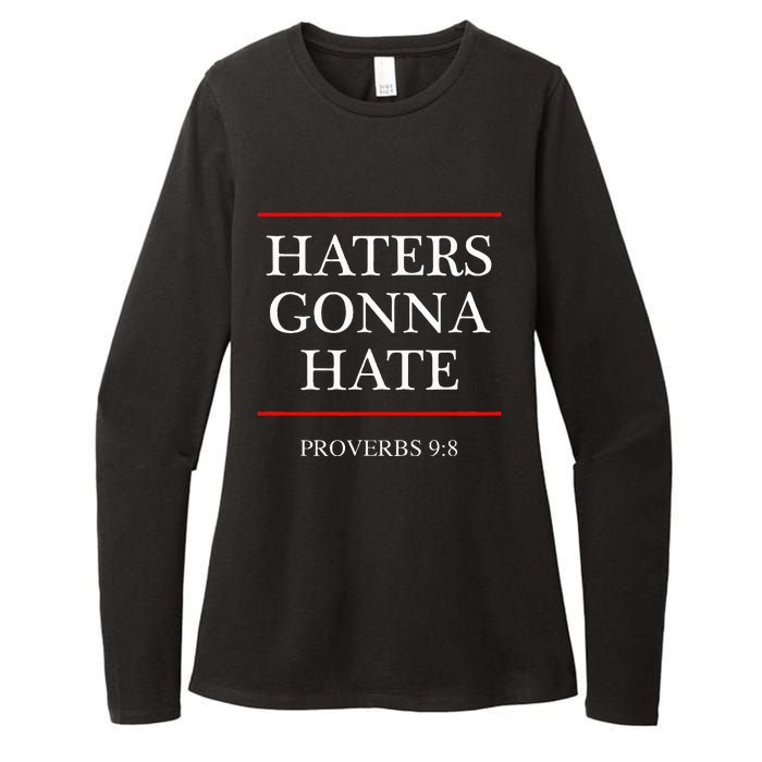 Haters Gonna Hate Proverbs 98 Womens CVC Long Sleeve Shirt