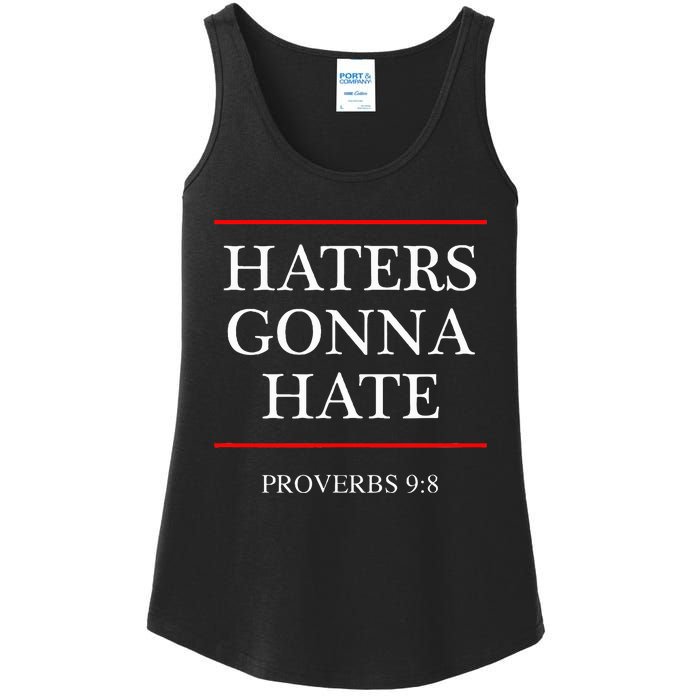 Haters Gonna Hate Proverbs 98 Ladies Essential Tank