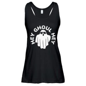 Hey Ghoul Hey Funny Halloween Boo Spooky Trick Or Treat Ladies Essential Flowy Tank