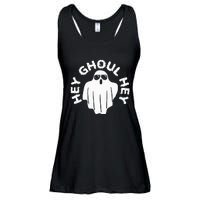 Hey Ghoul Hey Funny Halloween Boo Spooky Trick Or Treat Ladies Essential Flowy Tank