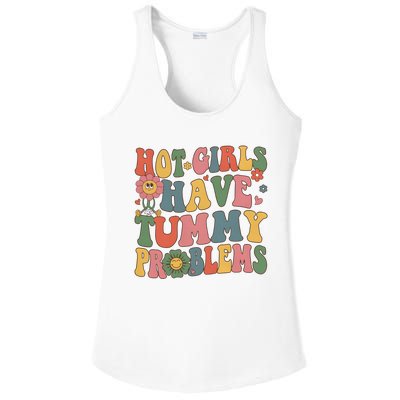 Hot Girl Have Tummy Problems Ladies PosiCharge Competitor Racerback Tank