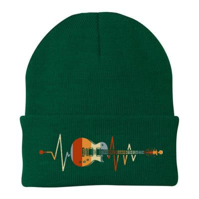 Heartbeat Guitar Knit Cap Winter Beanie