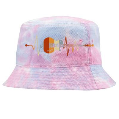 Heartbeat Guitar Tie-Dyed Bucket Hat