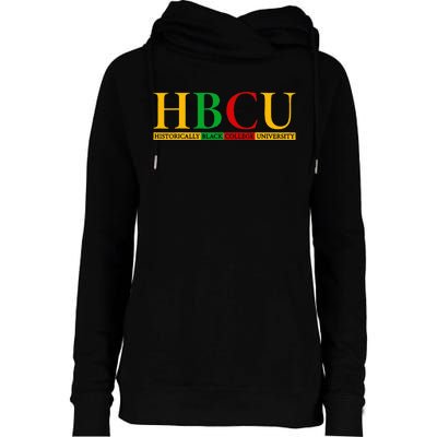 HBCU Grad History Historical Black College Graduate Womens Funnel Neck Pullover Hood