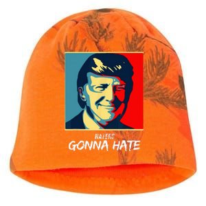 Haters Gonna Hate Quote Funny Saying Trump Kati - Camo Knit Beanie