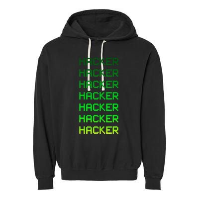 Hacker Green Garment-Dyed Fleece Hoodie