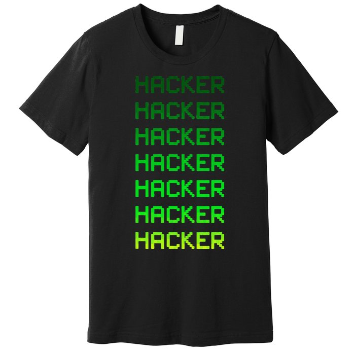 Hacker Green Premium T-Shirt