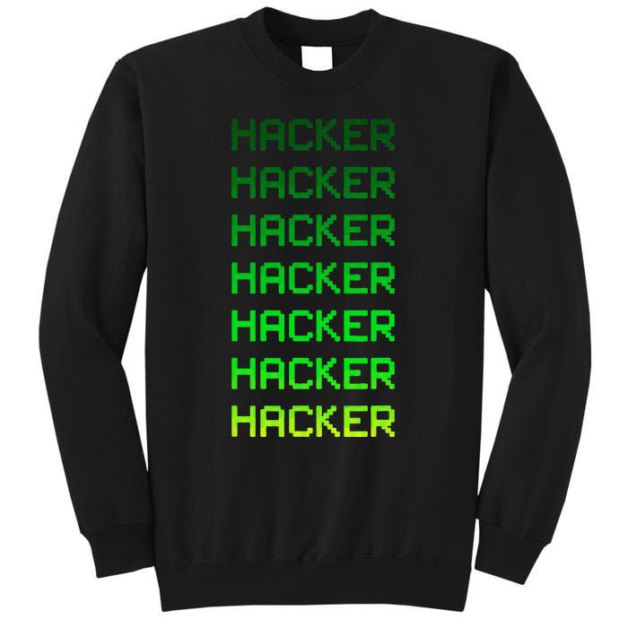 Hacker Green Tall Sweatshirt