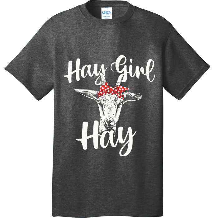 Hay Girl Hay Goat Whisperer Farm Animal Rancher Farmer T-Shirt