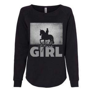 Horse Girl Horseback Riding Womens California Wash Sweatshirt