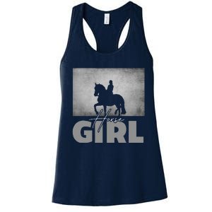 Horse Girl Horseback Riding Women's Racerback Tank