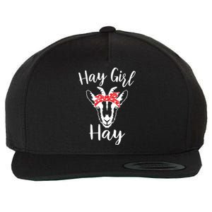 Hay Girl Hay Funny Goat Lover For Girl Wool Snapback Cap