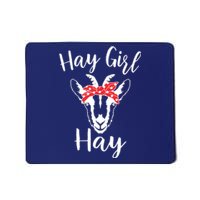 Hay Girl Hay Funny Goat Lover For Girl Mousepad