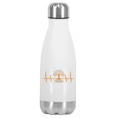 Heartbeat Genealogy Stainless Steel Insulated Water Bottle