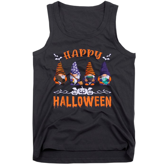 Halloween Gnomes Happy Halloween Tank Top