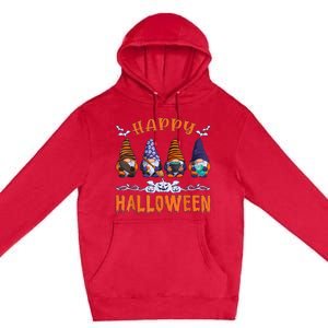 Halloween Gnomes Happy Halloween Premium Pullover Hoodie