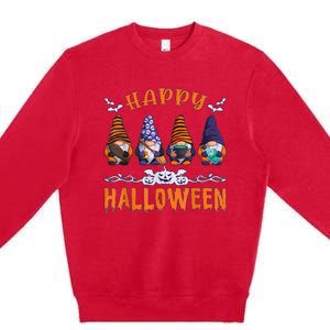 Halloween Gnomes Happy Halloween Premium Crewneck Sweatshirt