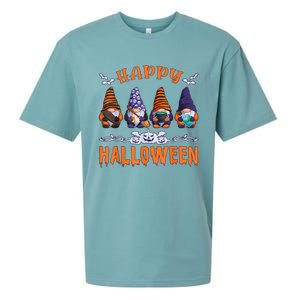 Halloween Gnomes Happy Halloween Sueded Cloud Jersey T-Shirt