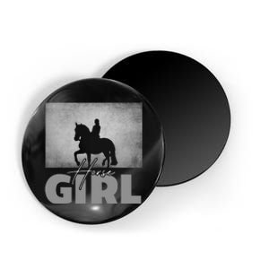 Horse Girl Horseback Riding Magnet