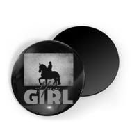 Horse Girl Horseback Riding Magnet