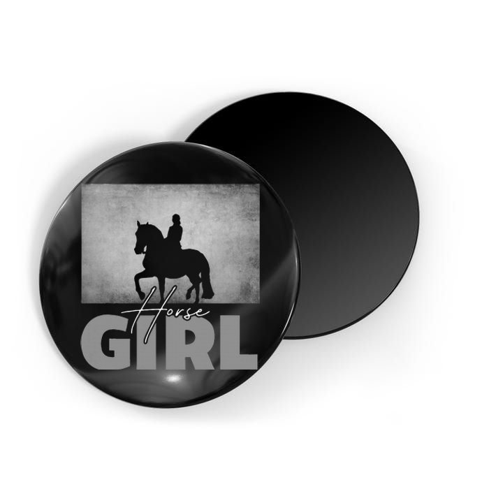 Horse Girl Horseback Riding Magnet