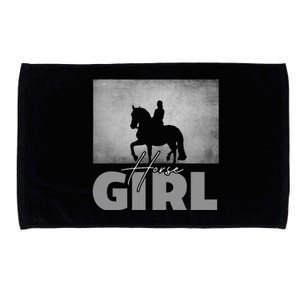 Horse Girl Horseback Riding Microfiber Hand Towel