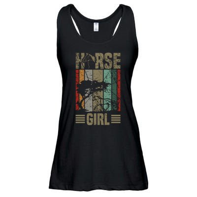 Horse Girl Ladies Essential Flowy Tank