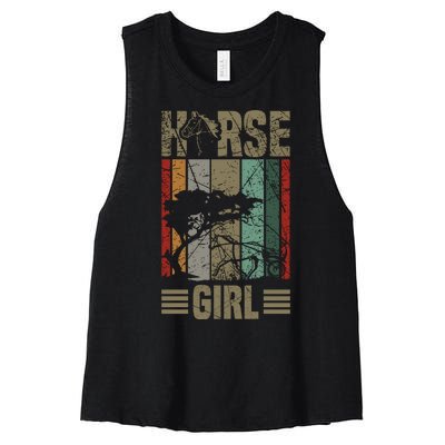 Horse Girl Women's Racerback Cropped Tank