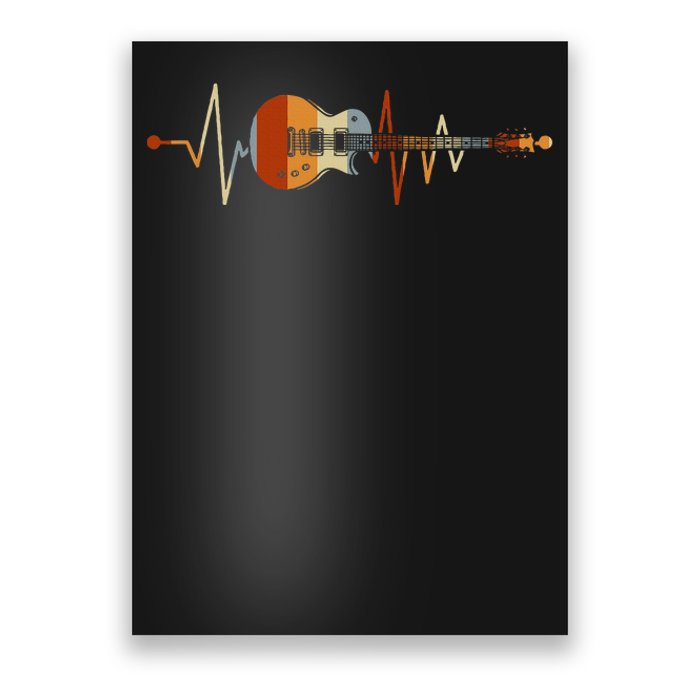 Heartbeat Guitar Poster