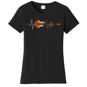 Heartbeat Guitar Women's T-Shirt