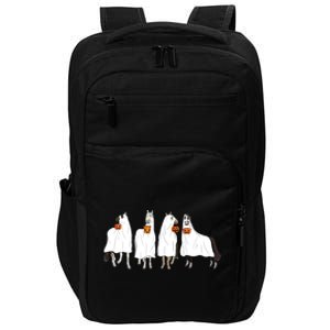 Horse Ghost Halloween Boo Cowboy Western Spooky Season Impact Tech Backpack