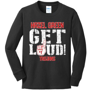 Hazel Green High School Get Loud Premium Kids Long Sleeve Shirt