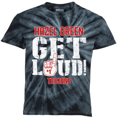 Hazel Green High School Get Loud Premium Kids Tie-Dye T-Shirt