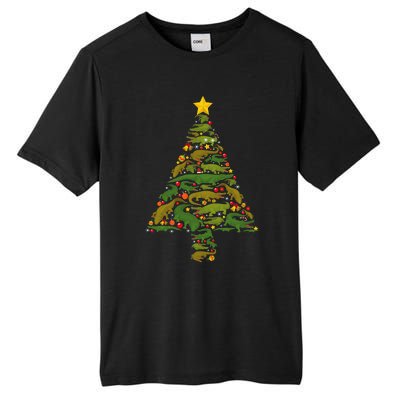 Hilarious Gator Holiday Festive Reptile Xmas Tall Fusion ChromaSoft Performance T-Shirt