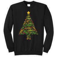 Hilarious Gator Holiday Festive Reptile Xmas Tall Sweatshirt