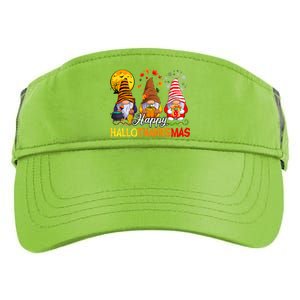 Hallothanksmas Gnomes Halloween Thanksgiving Merry Christmas Adult Drive Performance Visor