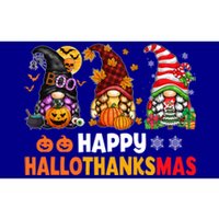 Halloween Gnomes Happy Hallothanksmas Thanksgiving Christmas Cool Gift Bumper Sticker