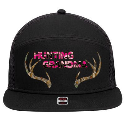 Hunting Grandma 7 Panel Mesh Trucker Snapback Hat