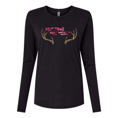 Hunting Grandma Womens Cotton Relaxed Long Sleeve T-Shirt