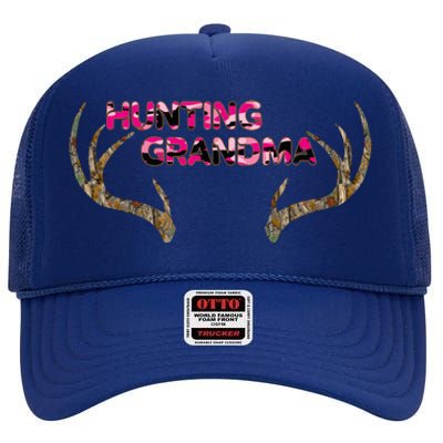 Hunting Grandma High Crown Mesh Back Trucker Hat