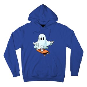 Hippie Ghost Halloween Skateboarder Skateboarding Costume Gift Hoodie