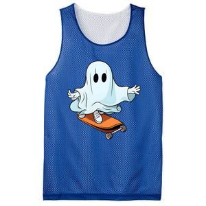 Hippie Ghost Halloween Skateboarder Skateboarding Costume Gift Mesh Reversible Basketball Jersey Tank