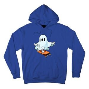 Hippie Ghost Halloween Skateboarder Skateboarding Costume Gift Tall Hoodie