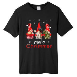 HalloThanksMas Gnomes Halloween Thanksgiving Christmas Happy Tall Fusion ChromaSoft Performance T-Shirt