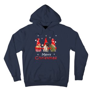 HalloThanksMas Gnomes Halloween Thanksgiving Christmas Happy Hoodie