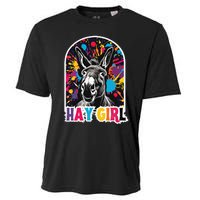 Hay Girl Hay Donkey Laughing Donkey Country Farm Cooling Performance Crew T-Shirt