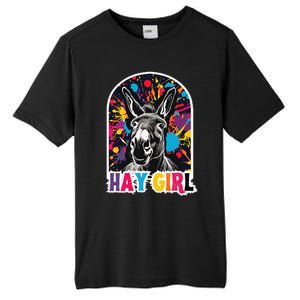 Hay Girl Hay Donkey Laughing Donkey Country Farm Tall Fusion ChromaSoft Performance T-Shirt