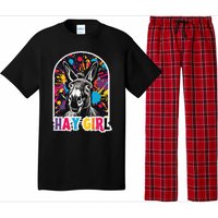 Hay Girl Hay Donkey Laughing Donkey Country Farm Pajama Set